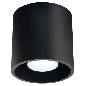 Plafondlamp ORBIS 1 zwart aluminium